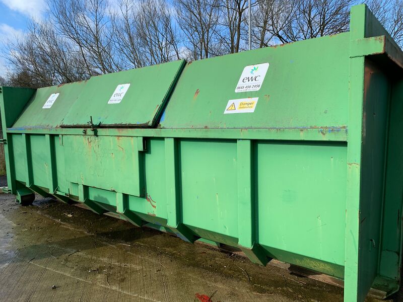 File:Asbestos Skip at a HWRC.jpg