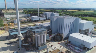 Ferrybridge 2 (with Ferrybridge 1 in background) - which will be the largest 'single site' for Residual Waste EFW in the UK when both are fully operational