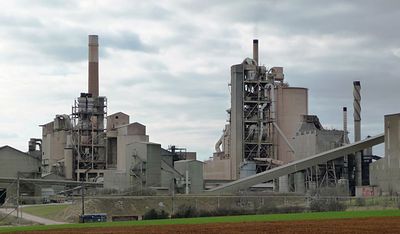 Ketton Cement Kiln - source Christine Johnstone 2011