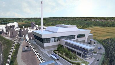 Computer Generated image of EMERGE EfW, all rights reserved